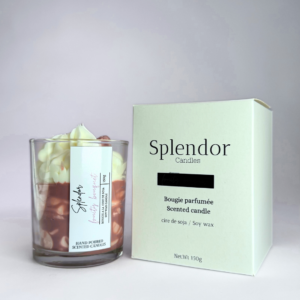 Bougie parfumée 150gr Décorée